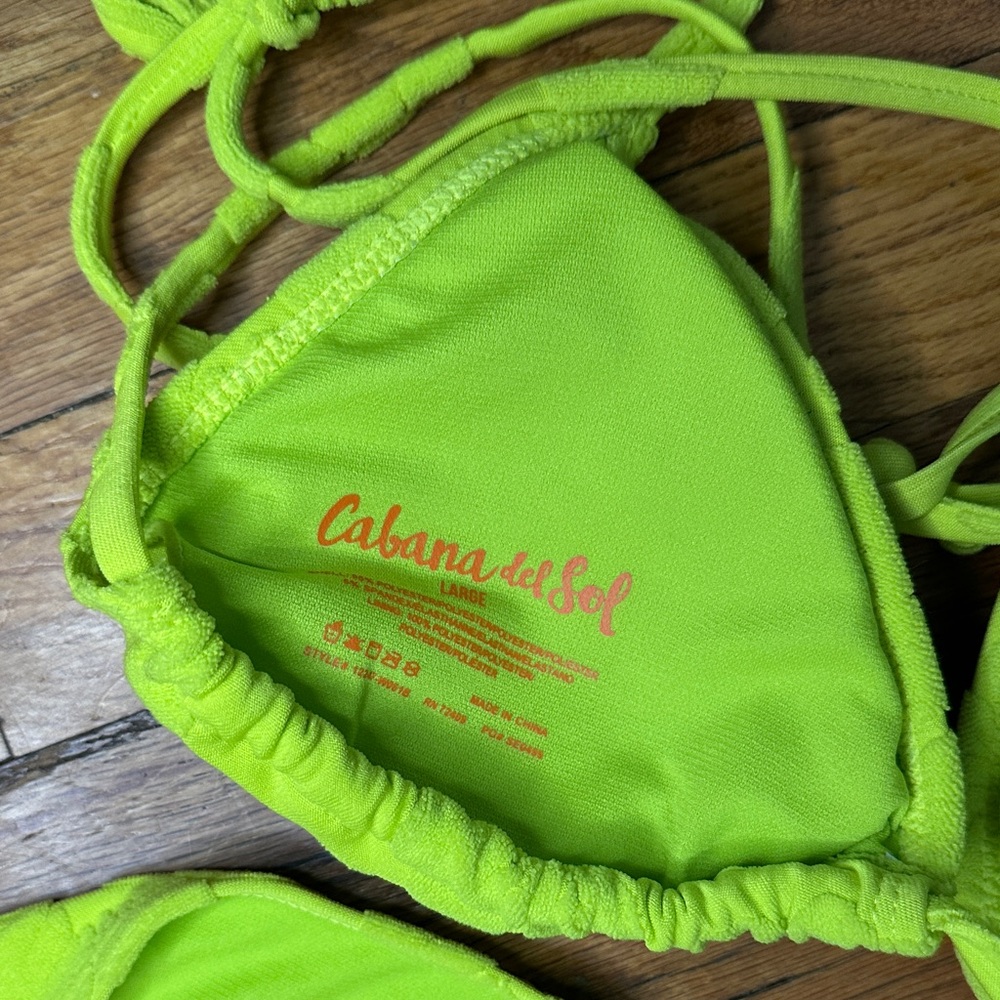 Neon Yellow Bikini Set - Picture 9 of 9